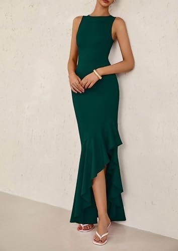 PRETTYGARDEN Women's Summer Bodycon Maxi Dress 2025 Spring S...