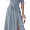 Stylefun Women's Cold Shoulder Chiffon Bridesmaids Dresses 2...
