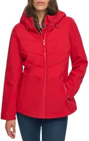 Tommy Hilfiger Women's Sporty Weather Resistant Jacket Tommy Hilfiger Women's Sporty Weather Resistant Jacket