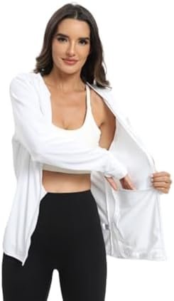 Women's Sun Protection Jacket UPF 50+ Full Zipper Long Sleev...