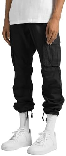 Cargo Pants for Men Casual Hiking Pants Fleece Joggers Athle...