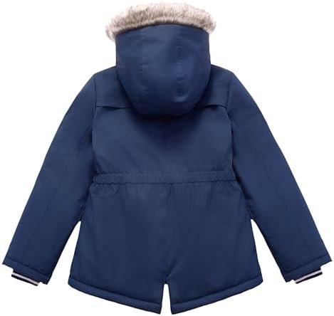 Rokka&Rolla Girls' Water-Resistant Sherpa Fleece Lined Puffe...