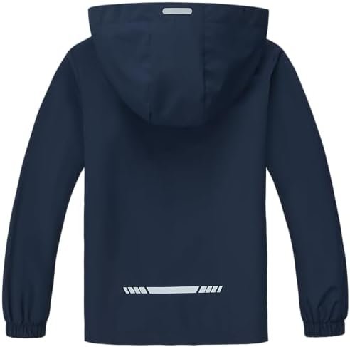 Boys Girls Waterproof Rain Jacket Lightweight soft lining Ki...