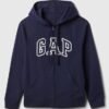 GAP Women's Logo Hoodie Hooded Full Zip Sweatshirt