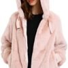 Bellivera Women's Faux Fur Coat Shearling Fluffy Fuzzy Shagg...