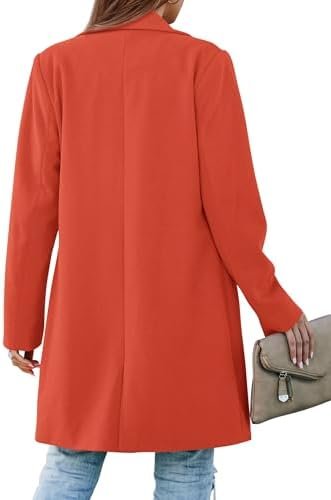 PRETTYGARDEN Women's 2025 Spring Fall Long Blazer Jackets Lo...