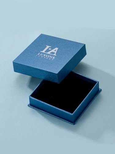 Moissanite Rings for Women 1 CT Round Cut Blue Wedding Ring ...