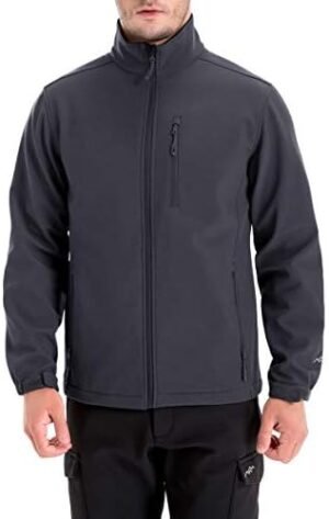 TRAILSIDE SUPPLY CO. Men's Softshell Jacket Fleece Lined Win... TRAILSIDE SUPPLY CO. Men's Softshell Jacket Fleece Lined Win...