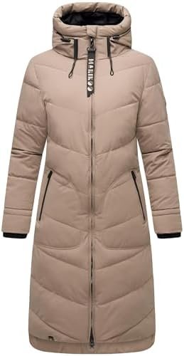 Marikoo Women's Long Quilted Jacket for Winter | Puffy Winte... Marikoo Women's Long Quilted Jacket for Winter | Puffy Winte...