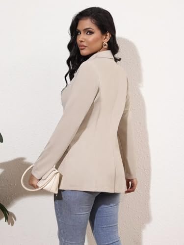 Genhoo Women's Long Sleeve Blazer Open Front Cardigan Jacket...