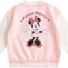 Disney Lilo & Stitch Minnie Mouse Girls Letterman Varsity Bo...