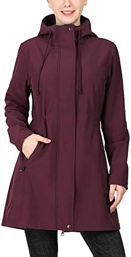 33,000ft Women's Softshell Long Jacket with Hood Fleece Line... 33,000ft Women's Softshell Long Jacket with Hood Fleece Line...