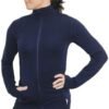 Woolino Merino Wool Fleece Jacket for Women - Year Round Fle...