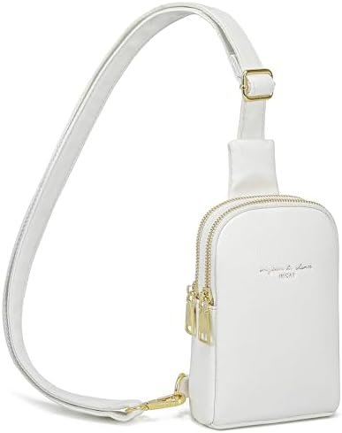 INICAT Travel Small Sling Bag Leather Crossbody Bags for Wom...