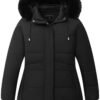 KAIDER Women's Plus Size Winter Coat Waterproof warm Down Co...