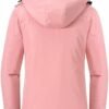 Pdbokew Women's Skiing Snowboarding Jackets Fleece Hood Moun...
