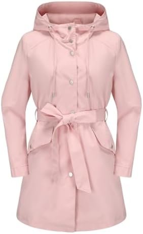 Women's Raincoat Lightweight Rain Jacket Waterproof with Hoo... Women's Raincoat Lightweight Rain Jacket Waterproof with Hoo...