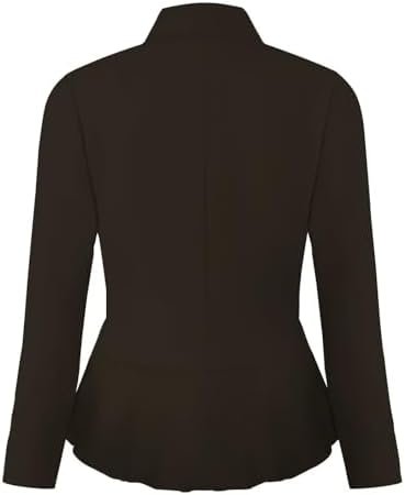 Hybrid & Company Women's Casual Work Office Elegant Open Fro...