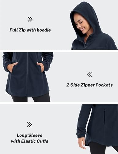MoFiz Women's Fleece Dress Quarter Zip Winter Warm Golf Dres...