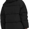 Flygo Womens Hooded Quilted Puffer Jacket Mid-Length Padded ...