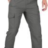 ZEFOTIM Work Cargo Pants for Men Solid Color Wide Leg Comfy ...