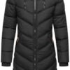 Women's Winter Coat | Quilted, Long Jacket with Cozy Hood | ...