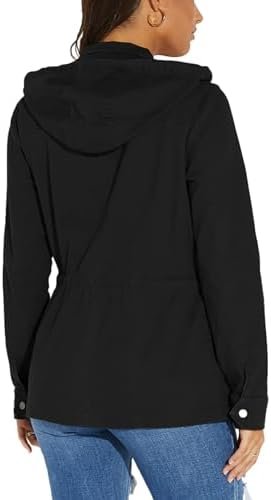 JTNFairy Casual Jackets for Women Long Sleeve Zipper Classic...