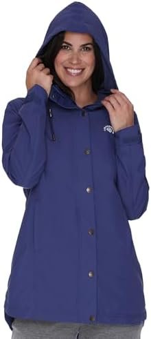 Women's Canyon Waterproof Jacket - Zippered Pockets & Adjust...