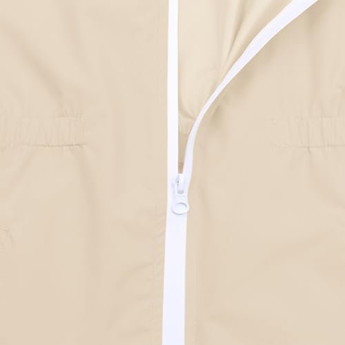 MODAFANS Girls Boys Rain Jacket Lightweight Waterproof Hoode...