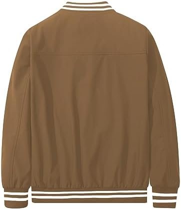 Men's Bomber Jacket Casual Stylish Lightweight Windbreaker S...