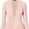 Hybrid & Company Women's Casual Work Office Elegant Open Fro...