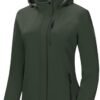 Pursky Women's Softshell Jacket Lightweight Fleece Lined Rai...
