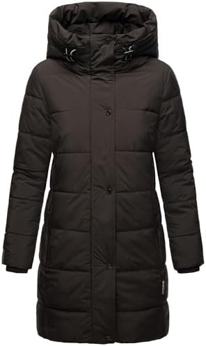 Long Winter Jacket for Women | Quilted, Puffy Ladies Coat wi...