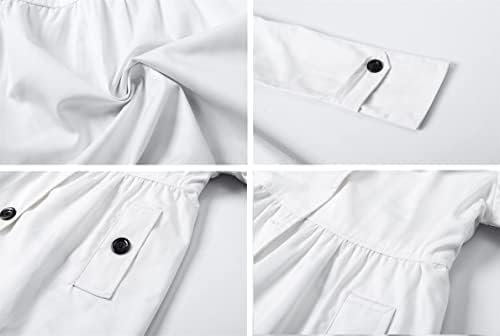 Betusline Girl's Single Breasted Trench Coat Dress Coat Oute...