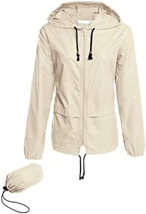 Avoogue Raincoat Women Lightweight Waterproof Rain Jackets P... Avoogue Raincoat Women Lightweight Waterproof Rain Jackets P...