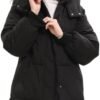 Long Puffer Jacket for Women,2024 Thickened Winter Coat Hood...