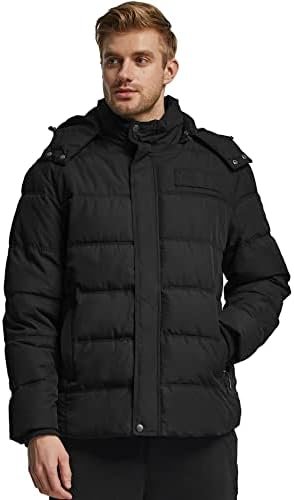 Wantdo Men's Hooded Winter Coat Warm Puffer Jacket Thicken C...