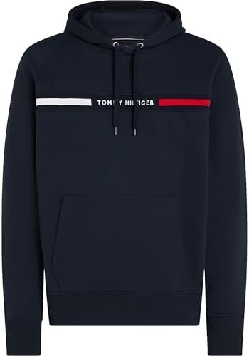 Tommy Hilfiger Men's Medium Weight Fleece Hoodie Sweatshirt ...