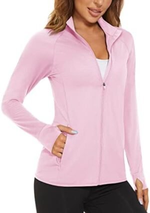 MAGCOMSEN Women's UPF 50+ Lightweight Athletic Jacket Sun Pr... MAGCOMSEN Women's UPF 50+ Lightweight Athletic Jacket Sun Pr...