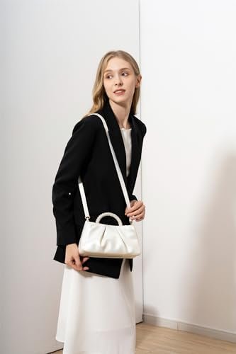 Valleycomfy Evening Clutch Pearl Purses for Women Ladies Sof...