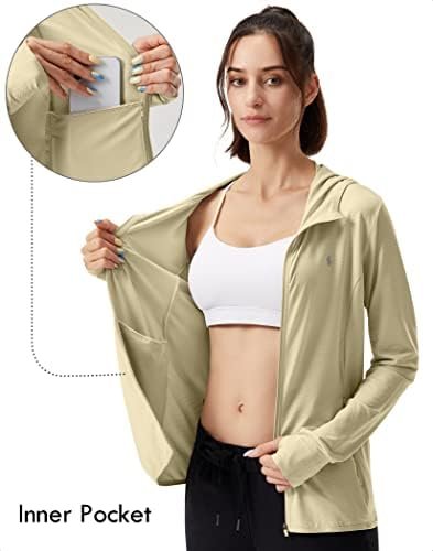 Soothfeel Women's UPF 50+ Sun Protection Hoodie Jacket Light...