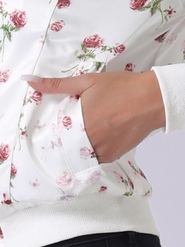 Allegra K Women's Winter Bomber Jacket Long Sleeve Stand Col...