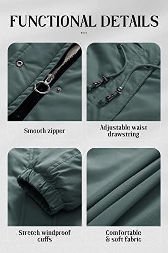 Chrisuno Women's Mid-Length Parka Winter Outerwear Jacket So...