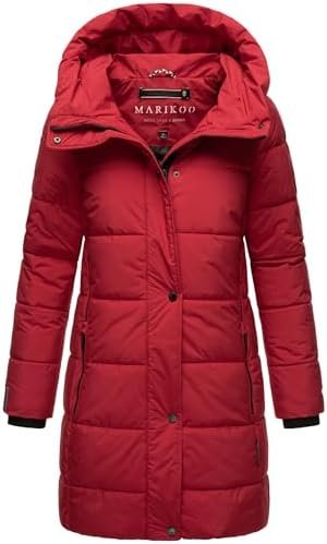 Marikoo Long Winter Jacket for Women | Quilted, Puffy Ladies...