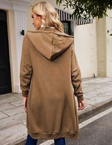 ELESOL Women Casual Zip up Fleece Hoodies Tunic Sweatshirt L...