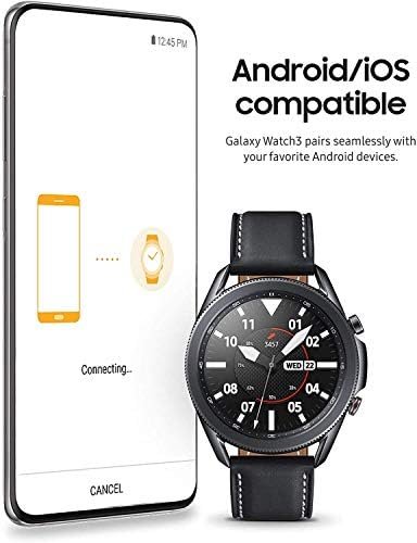 Samsung Galaxy Watch 3 (45mm, GPS, Bluetooth) Smart Watch wi...