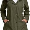 Women's Raincoats Windbreaker Rain Jacket Waterproof Lightwe...