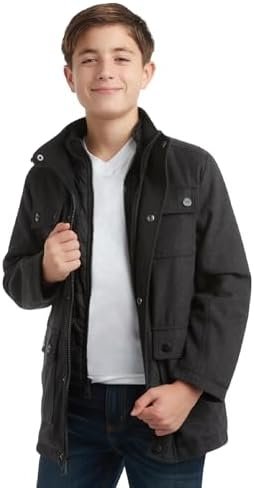 URBAN REPUBLIC Boys Wool Dress Coat - Warm Stylish Winter Ja...