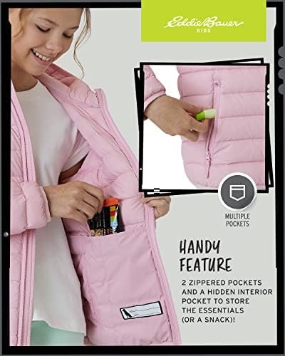 Eddie Bauer Girls' Jacket - CirrusLite Weather Resistant Dow...
