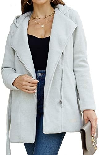 Bellivera Women Wool Jacket Blend Winter Mid Long Trench Coa...